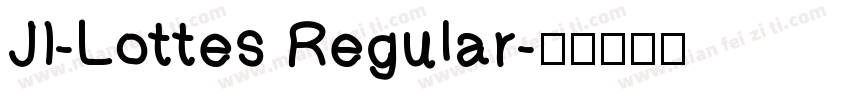 JI-Lottes Regular字体转换